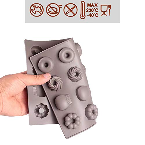 2 stampi per cioccolatini in silicone, stampi per