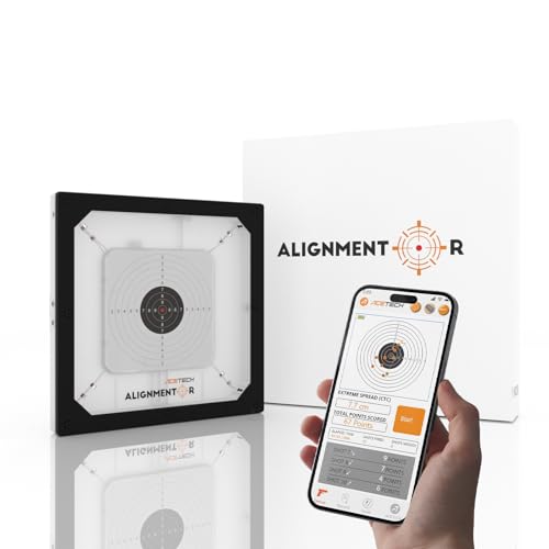 Acetech Alignmentor Elektronische Zielscheibe Echtzeit-Feedback Sprachansage der Punkte Wi-Fi Verbindung bis 50M Leichtes Tragbares Design Für Innen- & Außeneinsatz