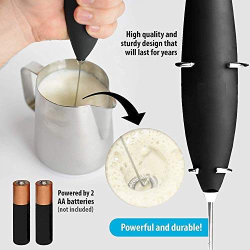 Image of FIRSTMILE Coffee Frother Electric Coffee Maker Machine for Home, Office & Cafe Electric Coffee Frother Machine & Milk Whisker with Dual Spring
