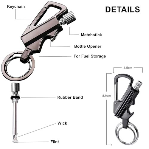 Encendedor reutilizable Metal Match Infinity 2 piezas miniatura 3