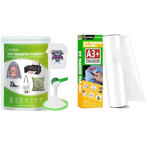 Save 30% on CenDale DTF Powde 1000G and DTF Transfer Film Roll 13"x 65.6ft Cover