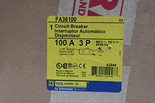 Square D D646198-FA36100 I-Line 3P 100A 600V-Ac Molded Case Circuit Breaker D646198 thumb #7