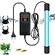 Aquarium Uv Sterilisator Licht Mit Timer, 13w Aquarium Uv Licht, Wasserdichter Uv-Sterilisator, Zuhause Uv Sterilisator Lampe, Uv Klärer Aquarium Für Reinigung Von Aquarien Aquarium Pools Fishbowl
