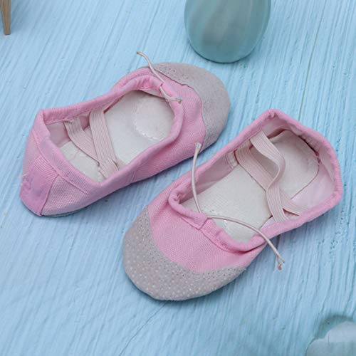 Sapatos de dança de balé rosa Healifty sapatilhas de balé Pilates sapatos para ioga dança ginástica