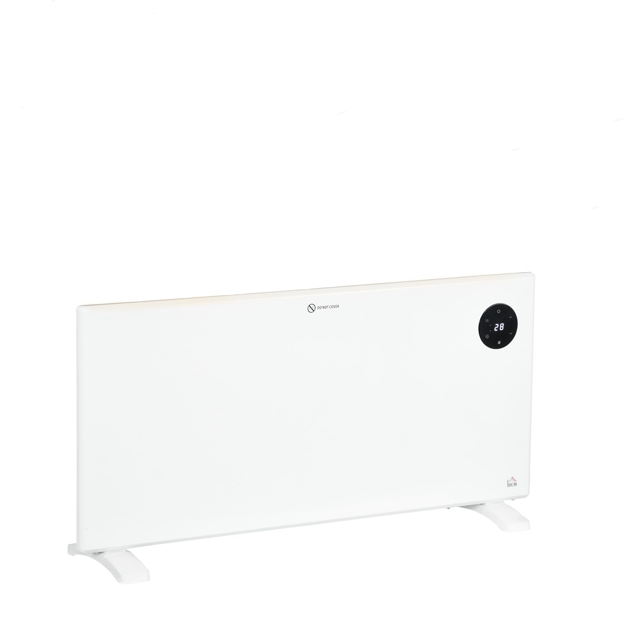 HOMCOM 2000W Electric Panel Heater Freestanding or Wall Mounted, White