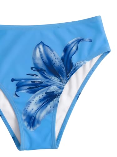 Image of RoseSeek Girl's Tie Dye Smocked 2 Piece Swimwear Sets Backless Cute Bikini | Halter Bikini Cute Brief Bathing Suit, Girls Bikini, Teen Bikini, Girls Swimsuit, Summer