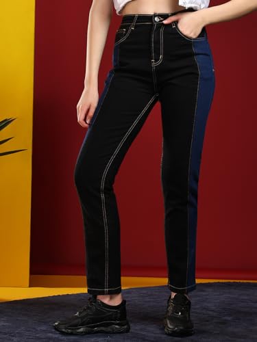 Image of KOTTY Womens Denim Jeans | Everyday Styling | Soft and Comfortable Fabric