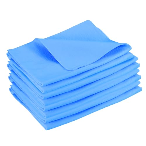 Serviette en chamois voiture absorbante grand format réutilisable bleu - 2