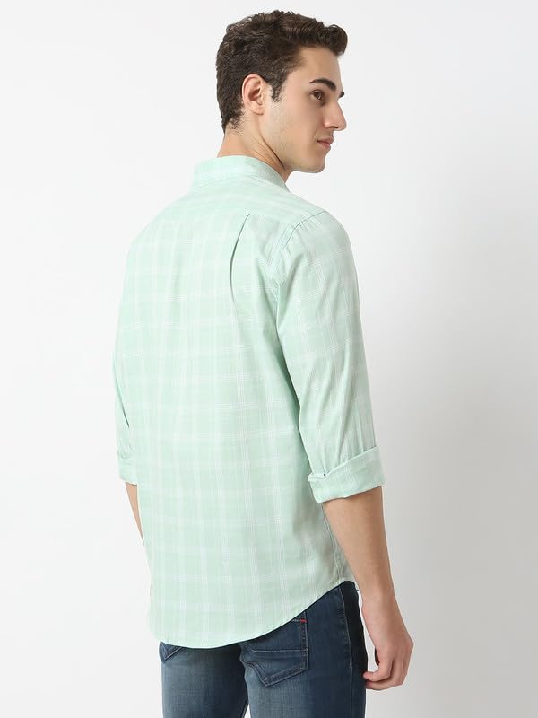 Image of Mens Striped Slim Fit Cotton Casual Shirt | Full Sleeves Mens Shirts | Stylish Shirt for Men