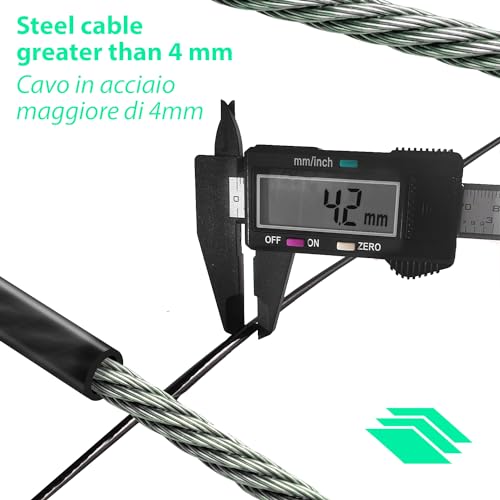 Cable Technologies PC Security Cable 1.8 Metres, Nano Steel Anti-theft Cable for Notebook Kensington Nanosaver Security Slots - Image 3