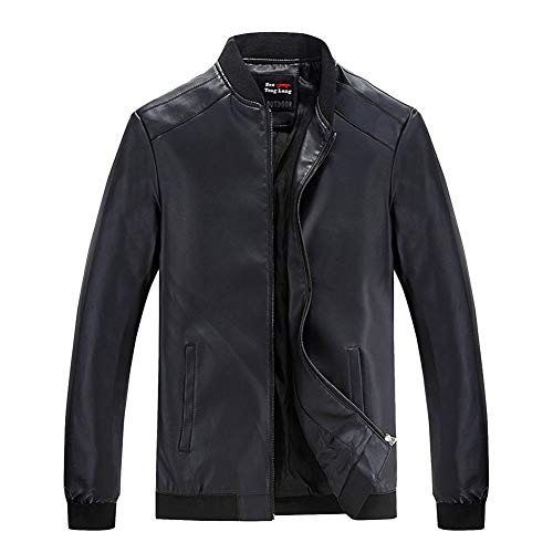 Mengyu Giubbotto Giacca da Uomo con Cerniera in