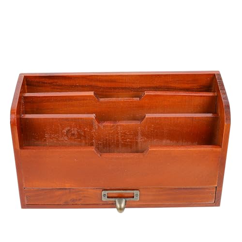 Boîte en bois marron de style simple et robuste pour rangement durable - 2