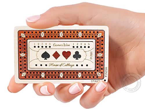 House of Cribbage - 2gbN - ؐgx/|PbgTCY NxbW{[h - 4C` - [vEbh/ubhEbh̏ۛ NxbWyO̎[Xy[Xt - 60|Cg - A