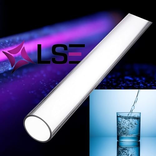 Manga de cuarzo tubular para lámpara UV LSE Lighting miniatura 3