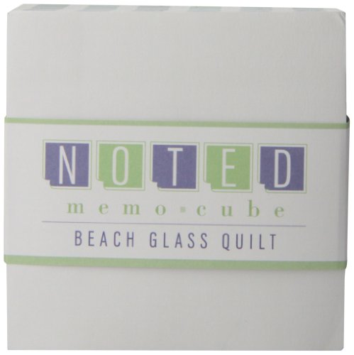 Cube mémo noté bloc de notes adhésives bureau motif verre de plage 740 feuilles