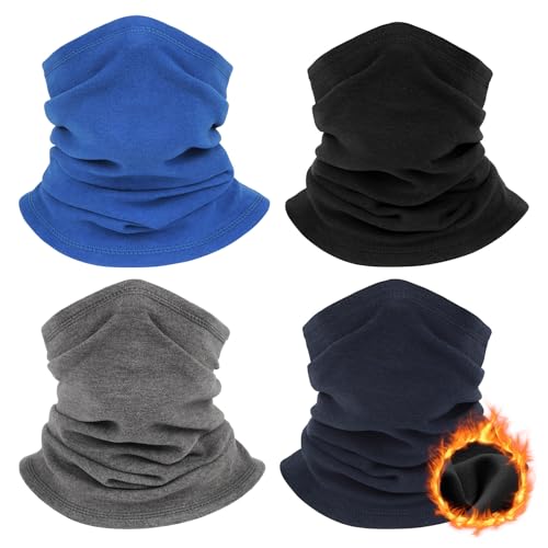 Image of Winter Neck Warmer for Men Women: Neck Gaiter Face Ski Mask Windproof Face Cover Fleece Balaclava Scarf Cold Weather