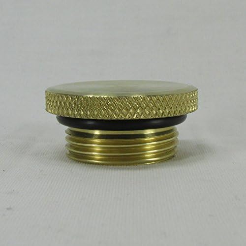 VENTED or NON-VENTED Motorcycle BRASS Gas/Fuel Tank Cap - STEEL Stepped Bung - Harley Chopper Bobber Cafe Racer
