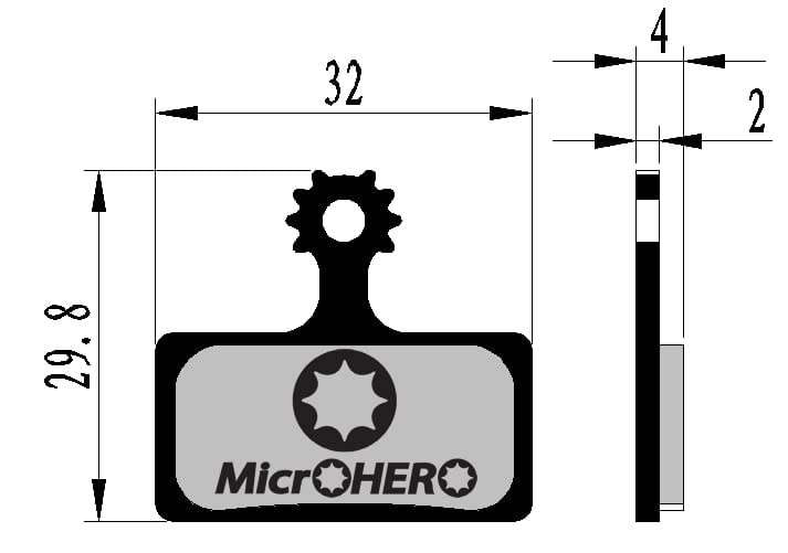 Amazon | MicrOHERO製 ディスクブレーキパッド シマノ（SHIMANO