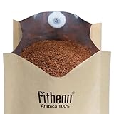 Fitbean コーヒー 粉 (200g) 中挽き 中深煎り クラシックブレンド アラビカ豆100% 粉 レギュラーコーヒー 挽き豆 エスプレッソ 自家焙煎 KOUNOU COFFEE監修 Classic Blend Coffee Powder