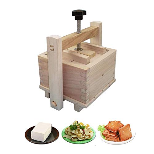 Lzttyee Homemade Wood Tofu Maker/Press Set to Make Delicious Tofu for Home Kitchen Restaurant