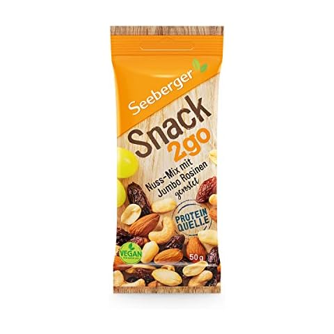 Seeberger Snack2go Nuss-Mix mit Jumbo Rosinen 12er Pack Cover