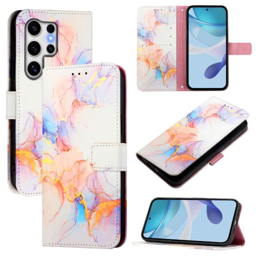 Housse marbre blanc Samsung Galaxy S24 Plus style chic pour le bureau et les sorties