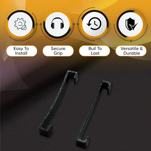 SplashNColor A50 Support Brace Clamps Upgrade for Cushion - Enhance Your Headphone Comfort with Durable and Secure Fit - Compatible with Astro A50 Gen. 4 and Mod Kit - 2 Pack Black - Thumbnail 6