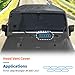 JeCar Light Blue Hood Vent Trim Covers Fit for 2007-2018 Jeep Wrangler JK JKU 2/4-Door Exterior Accessories