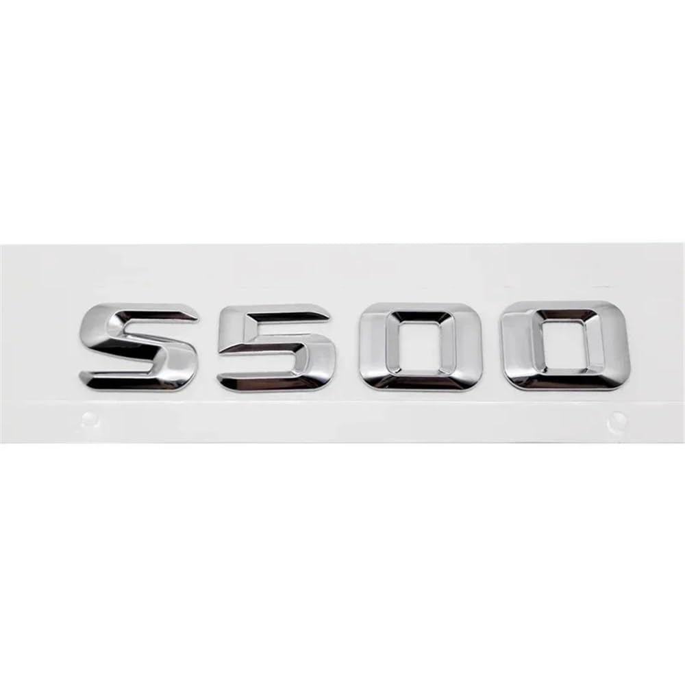 YTQMoreBNZ YYDStes Car Rear Emblem Sticker Trunk Tail Badge Decal Compatible With Mercedes Benz S400 S420 S430 S450 S500 S550 S600 S650