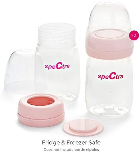 Spectra Wide Neck Milk Storage Bottles - Pack of 2-160ml
