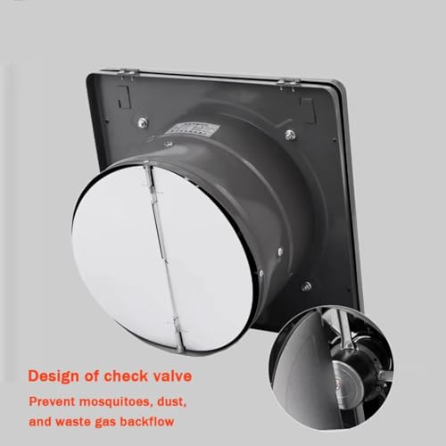 Ventilateur de ventilation contre humidité et odeurs de cuisine 10"