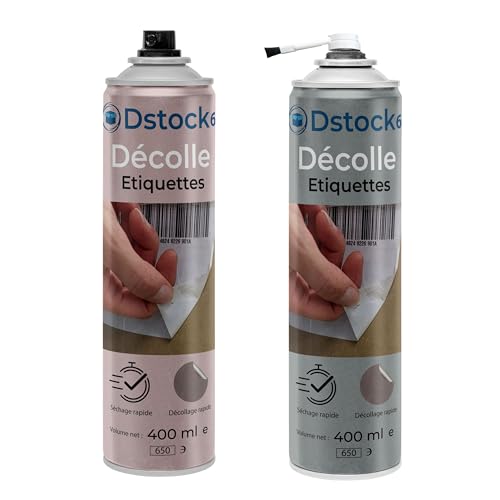 DSTOCK60 Décolle étiquettes 400 ml, lot de 2