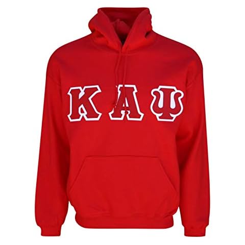Mega Greek Mens Kappa Alpha Psi Hooded Sweatshirt Large Red Cover