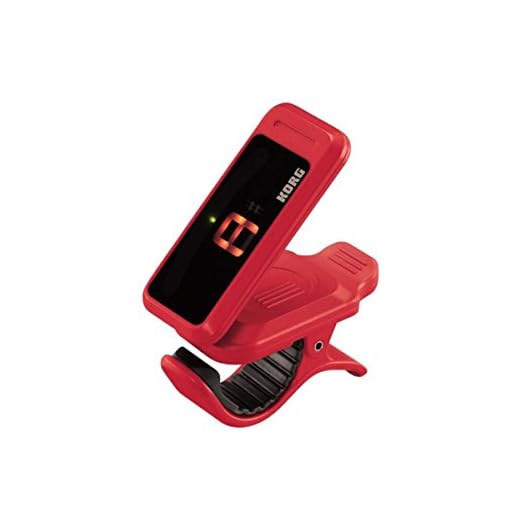Korg PC1 Pitchclip Clip-On Chromatic Tuner - Red