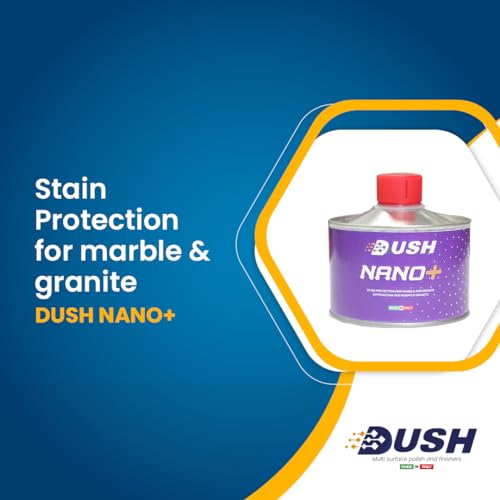 Image of Dush Nano+ Stain Protection for Marble and Granite | Advanced Sealant Guard Against Stains and Spills | Long-Lasting Marble and Granite Protector (250 ML)