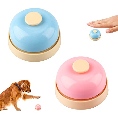 2 PCS Haustier Trainingsglocke Hundeglocke Tischglocke Restaurant Service Glocke Tischklingel Rezeptionsklingel Tischglocke Rezeptionsklingel Tischklingel Küche Glocken Für Küche Restaurant Hotel Bar Cover