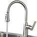 Produktbild ARCORA Wasserhahn Küche Ausziehbar Küchenarmatur mit Brause Spültischarmatur Brausekopf 360° drehbar Einhebelmischer mit Geschirrbrause Edelstahl Nickel Gebürstet