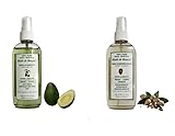 Dollania - Aceite de aguacate y aceite de almendra dulce, nutritivo antiedad para los ojos y el cuello (2 x 100 ml)