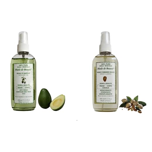 Dollania - Aceite de aguacate y aceite de almendra dulce, nutritivo antiedad para los ojos y el cuello (2 x 100 ml)