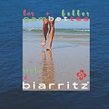 les + belles gambettes sont à biarritz, carnet de notes de voyage grand format carré ultra-moderne, cadeau anniversaire pour amis, collègues, ... ours blancs, nager toute l'année dans l'océan