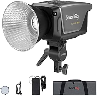 SMALLRIG RC 450D 450W Światło dzienne LED do kamery 172000 luksów przy 1m CRI 95+ TLCI 96+ 5600K Kamera Oświetlenie studyjne z mocowaniem Bowens Instrukcja obsługi i zdalne sterowanie przez - 3971