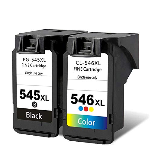 Cartouche D'encre Remanufacturée Pour Canon Pixma IP2850 - Noir CL546XL & Couleur PG545XL - Marque Best Office