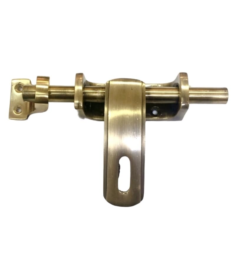 "BRASK" Brass Box Aldrop 6" (150 mm) | Locking Bolt 6" | Brass Locking Latch Bolt 6" | Kundi | Latching Draw Hasp (Antique, 1) (B0CV1565XY) Amazon Price History, Amazon Price Tracker