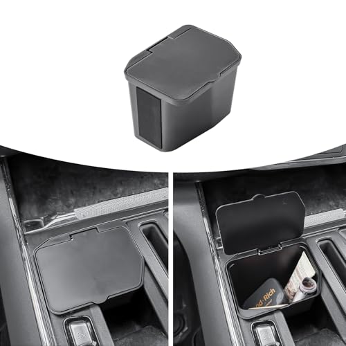 X-TKER Center Console Gear Shift Pocket Organizer Compatible with Ford 2021-2025 2026 F150 & 2022 2023 2024 2025 F-150 Lightning Accessories, Custom ABS Coin Box Console Storage Box Change Organizer