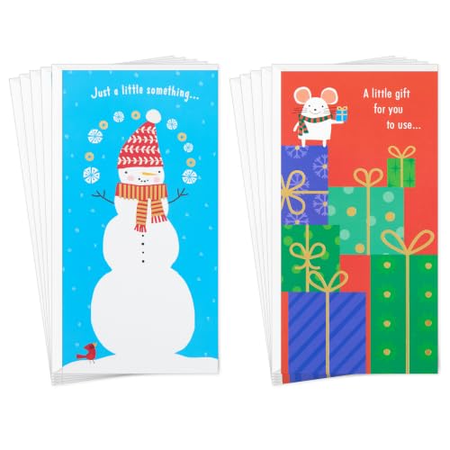 Hallmark cartes porte-argent Noël enfants 10 pack bonhomme souris