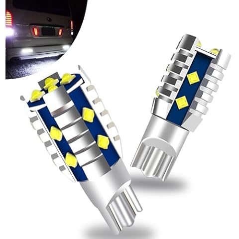 APMAT 912 921 LED Bulbs for Backup Reverse Light Bulbs, 921 LED Bulb W16W 906 904 902 6000K White Replacement Lamps, High Power XDB 12-SMD Chipsets (Pack of 2) Cover