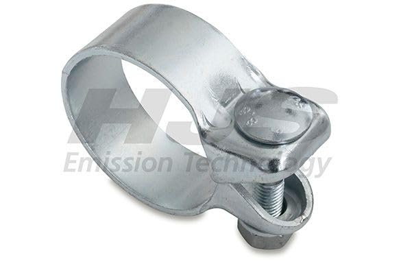 HJS 91 13 1577 Abgasrohr mit Befestigungsmaterial Hinten Kompatibel mit SMART FORTWO Coupe 451 1324900015 A1324900015