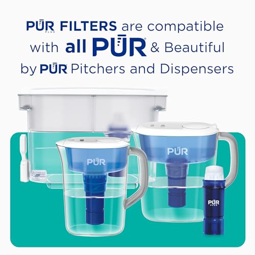 Image of PUR Plus Water Filter Replacement for Pitchers & Dispensers, 6-Month Supply, Blue (PPF951K3), 3 Count (Pack of 4)