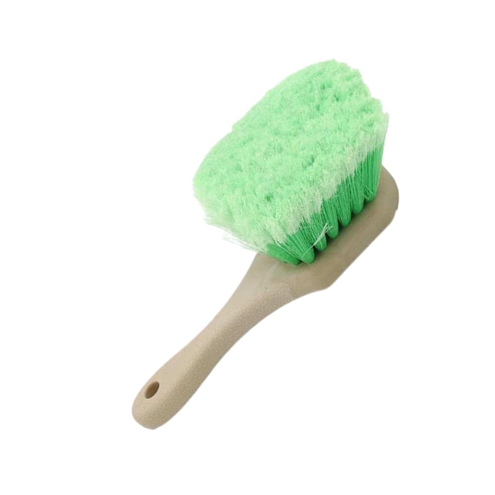 Car Wash Brush Compatible With Automotive Vehicles For Tire Rim And Wheel Cleaning