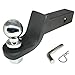 K-Musculo ZLELOUY Trailer Ball Mount 2 inches Hitch Ball Drop of 2' Rise of 3/4' Length of 8-1/4' 6,000/600 lbs